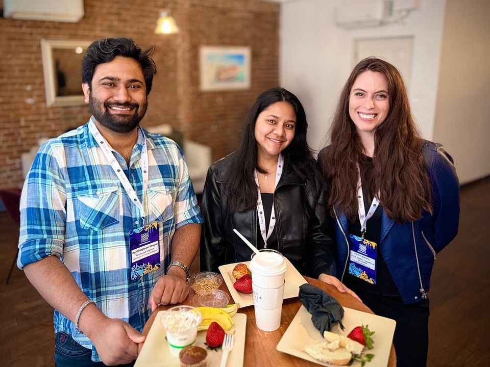 Shreya with fellow attendees at the MCP Conference in New York
